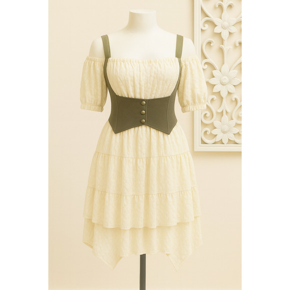 Renaissance Peasant 2XL Dress Cottagecore Fairycore Cosplay  Medieval Halloween - Picture 1 of 10